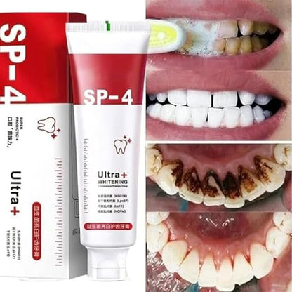 Sp-4 probiotic whitening toothpaste, Teeth Whitener Toothpaste, Natural Tooth Whitener (Buy 1 Get 1 Free)